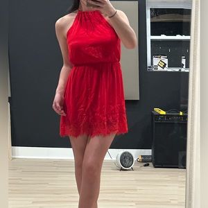 Red Lulus dress. Size xs. Great condition! Only worn once